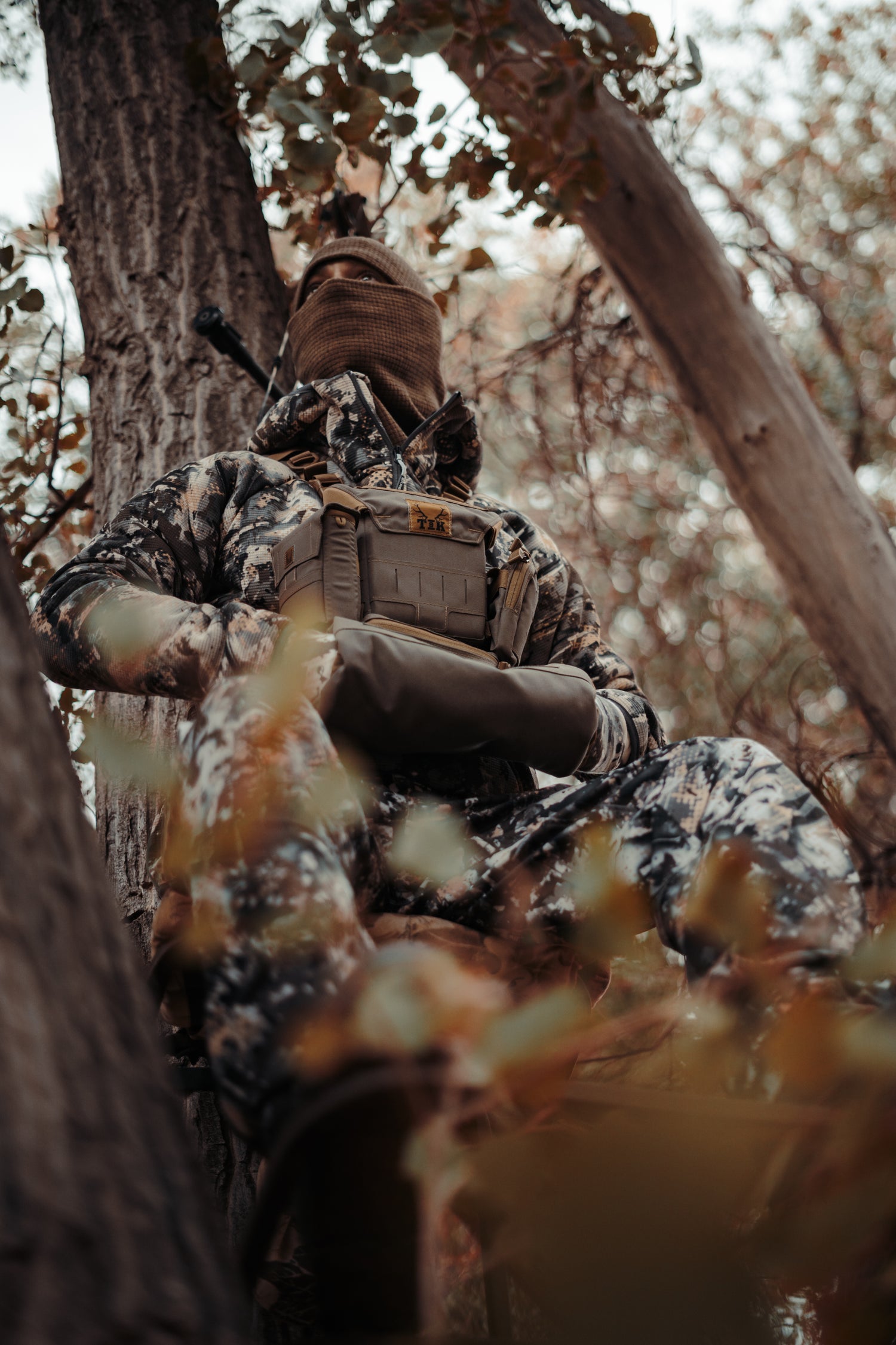 Grid Fleece Neck Gaiter