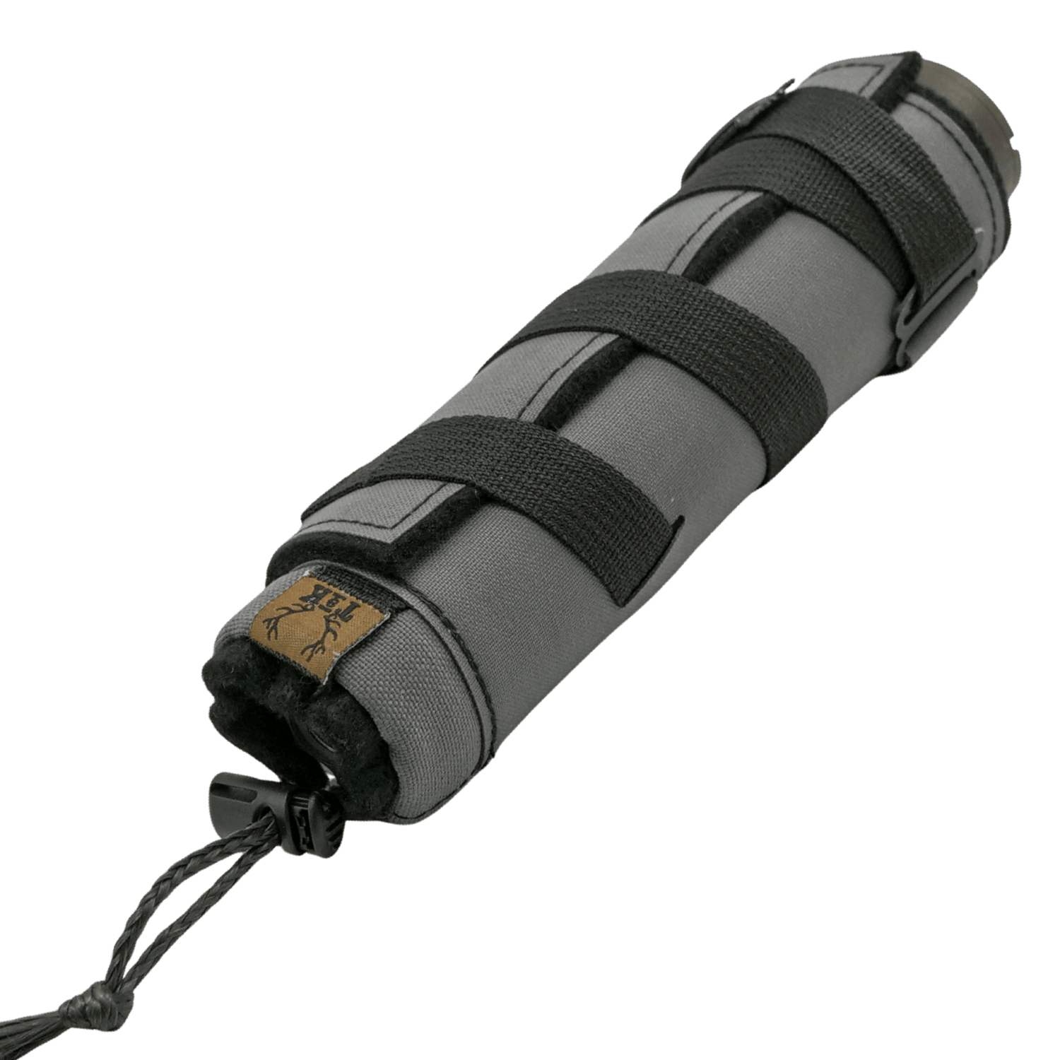 Wolf Gray with Black T & K Suppressor Cover for long range shooting and hunting