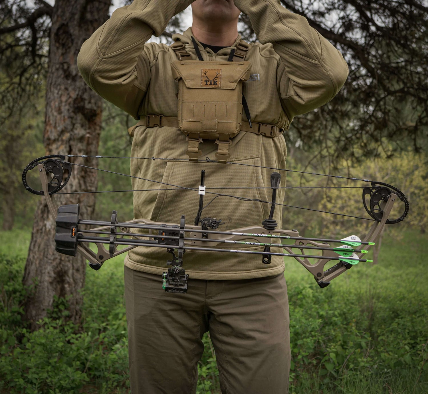 Binocular Harness with Bow Hangers