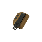 Coyote Brown Kydex Magazine Holster with Malice clips for the T & K Gen 3.1 Bino Harness