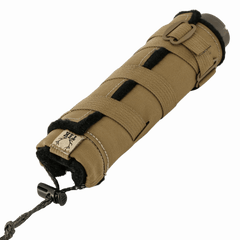 Coyote Brown T & K Suppressor Cover for long range shooting and hunting