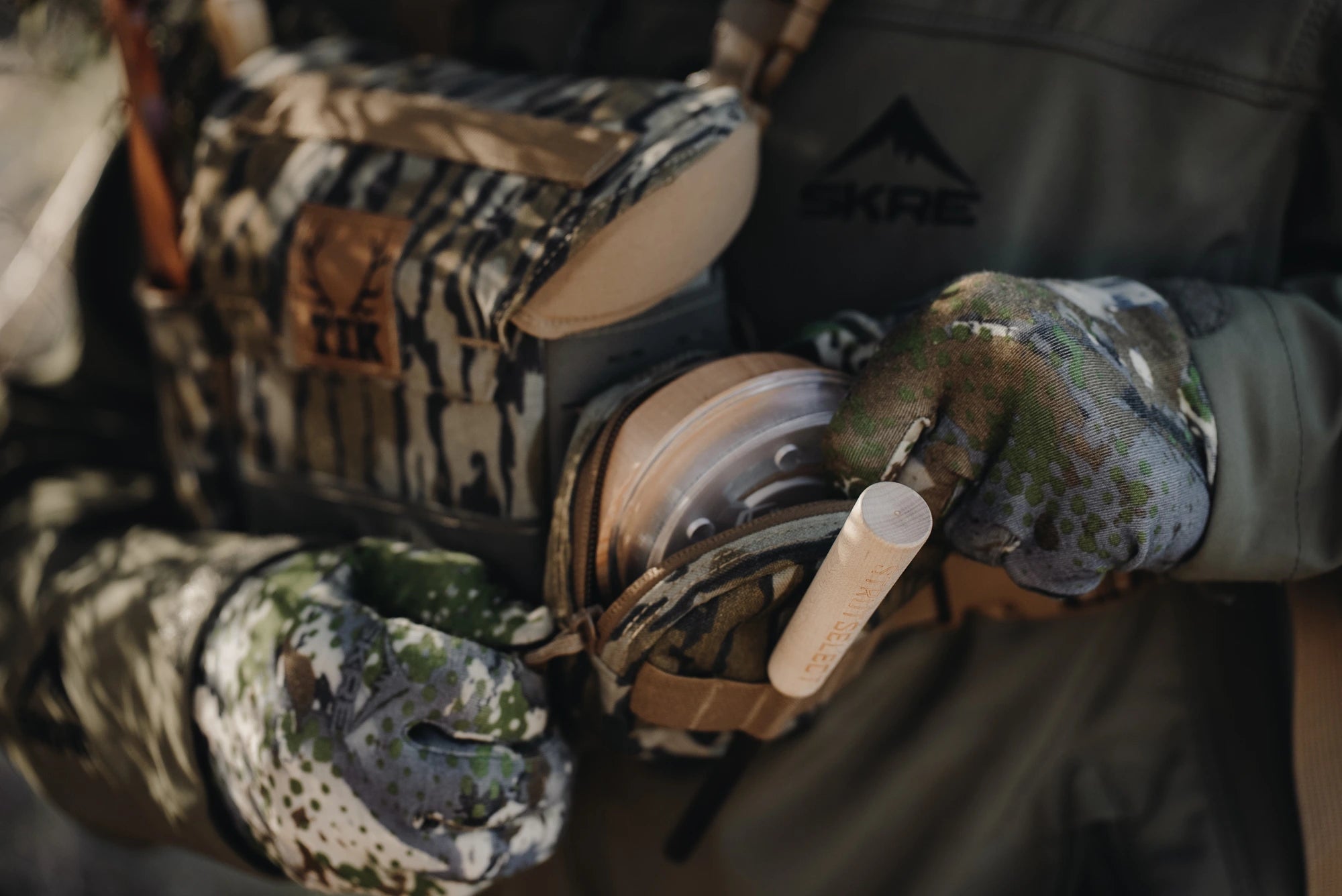 T&K Turkey Chest Rig Pot Call Pouch