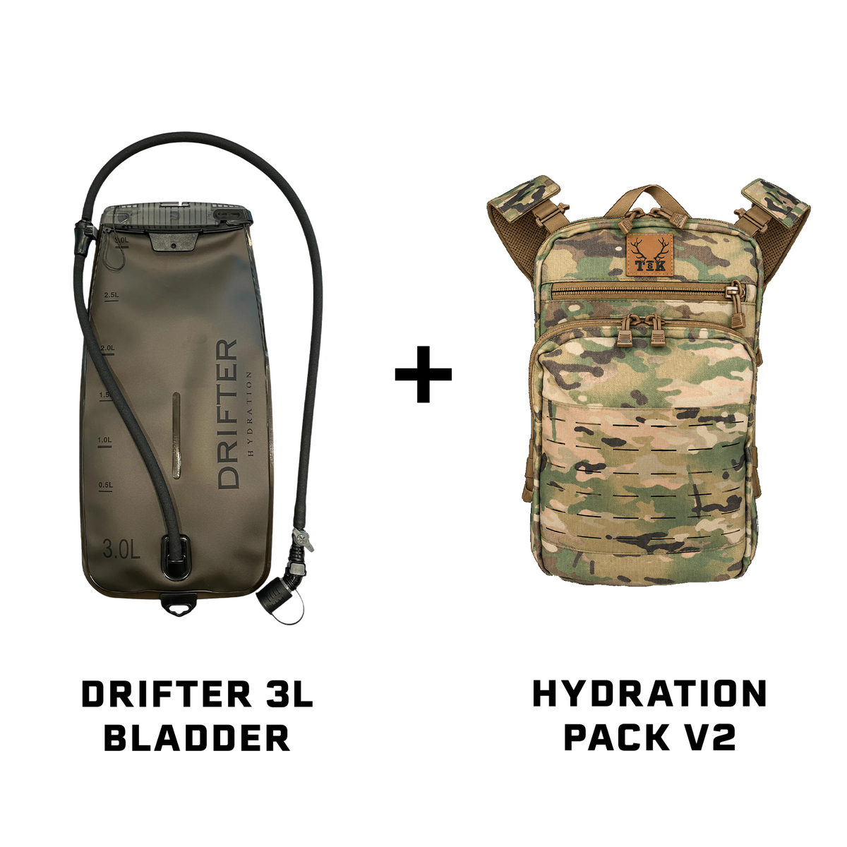 Hydration & Scout Pack + Water Bladder Combo