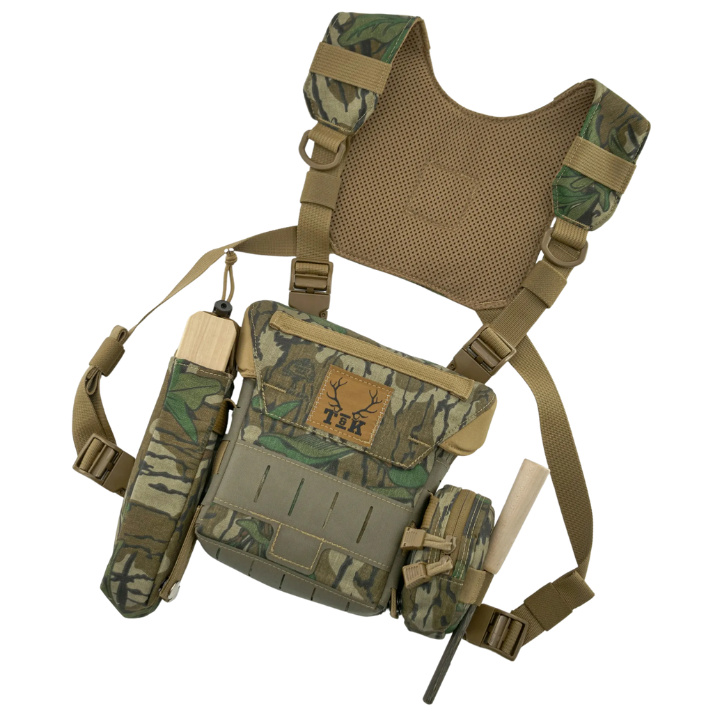 T&K Turkey Chest Rig Mossy Oak Green Leaf