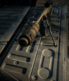 T & K M81 Woodland Suppressor cover in the field