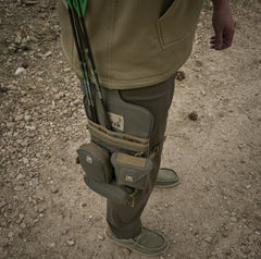 T & K Quiver being worn with pouches 