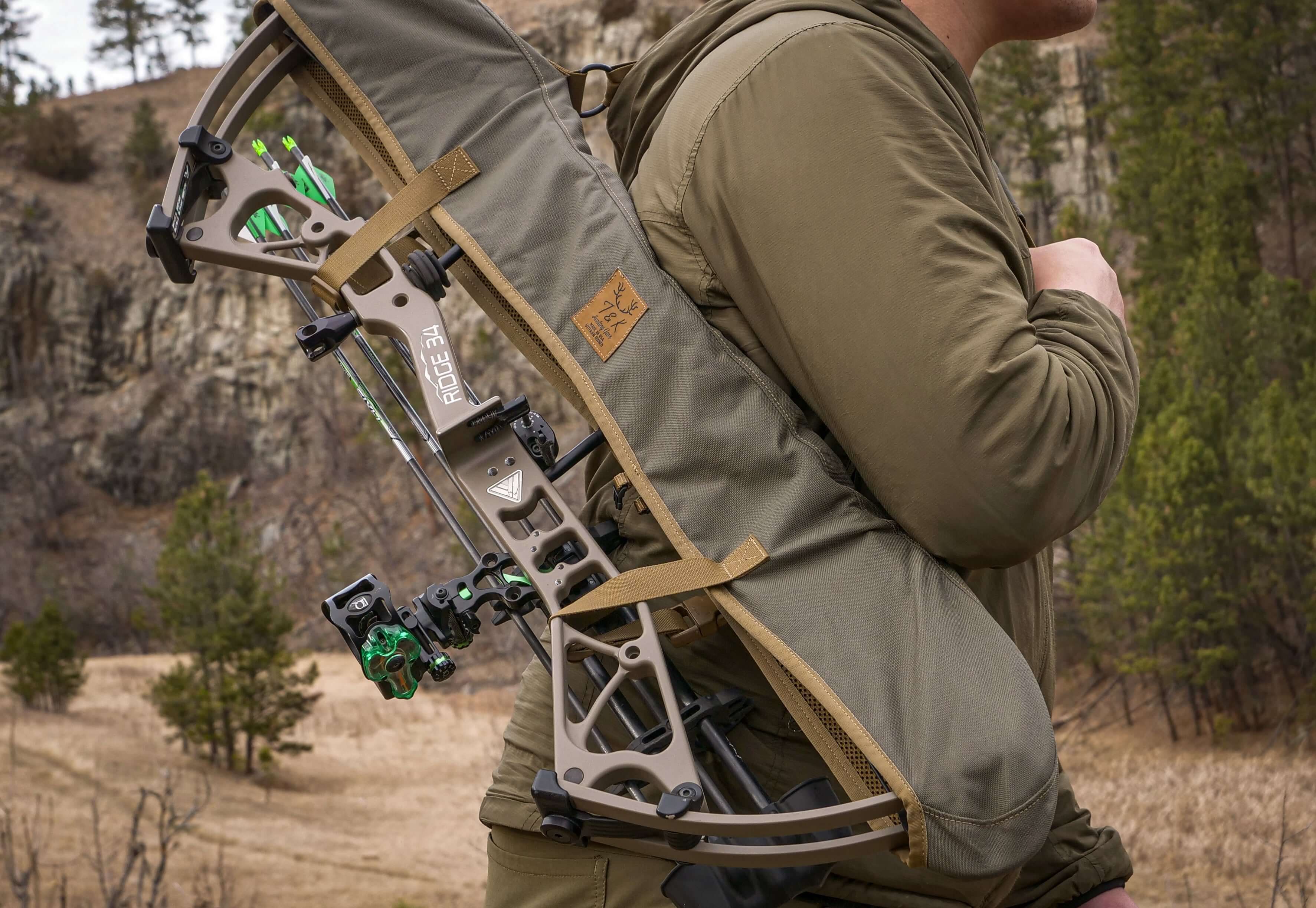 Ranger Green T & K Bow Sling being used in the field