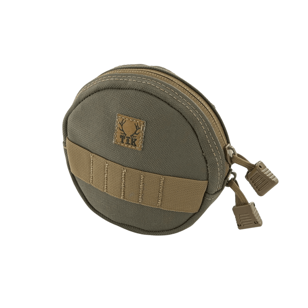 Ranger Green T & K Pot Call Pouch with striker slots, designed for turkey hunting