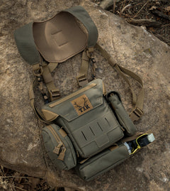 T & K Ranger Green Gen 3.1 Bino Harness with pouches on all sides