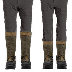 T & K Leg Gaiter Size Comparison between knee high and mid calf